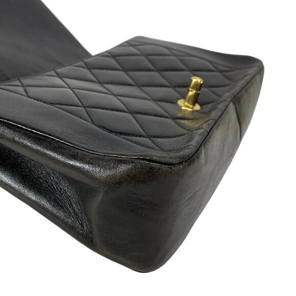 Auth CHANEL Diana Flap Matelasse A01165 Black Lambskin Shoulder Bag - Picture 13 of 16